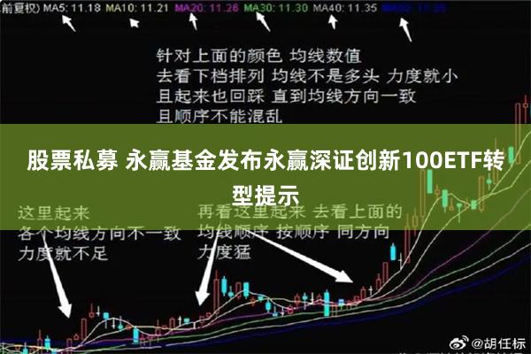 股票私募 永赢基金发布永赢深证创新100ETF转型提示