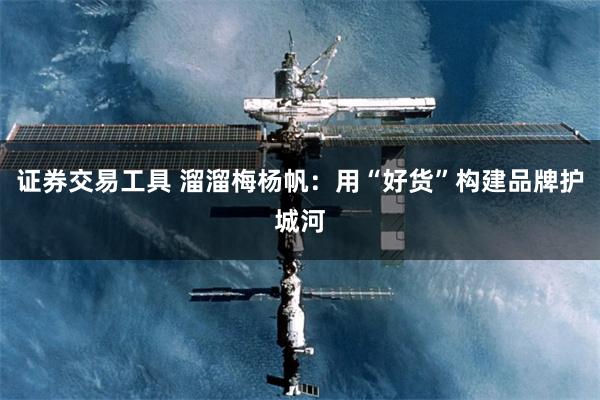 证券交易工具 溜溜梅杨帆：用“好货”构建品牌护城河